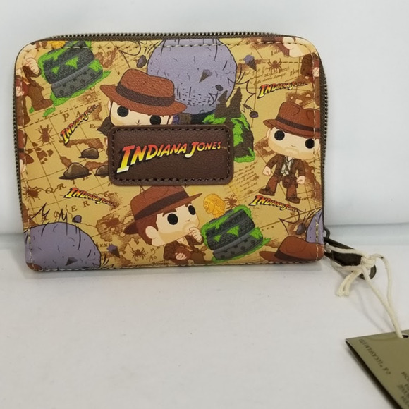 Loungefly FUNKO POP! WALLET: INDIANA JONES RAIDERS Wallet NWT - Picture 1 of 4